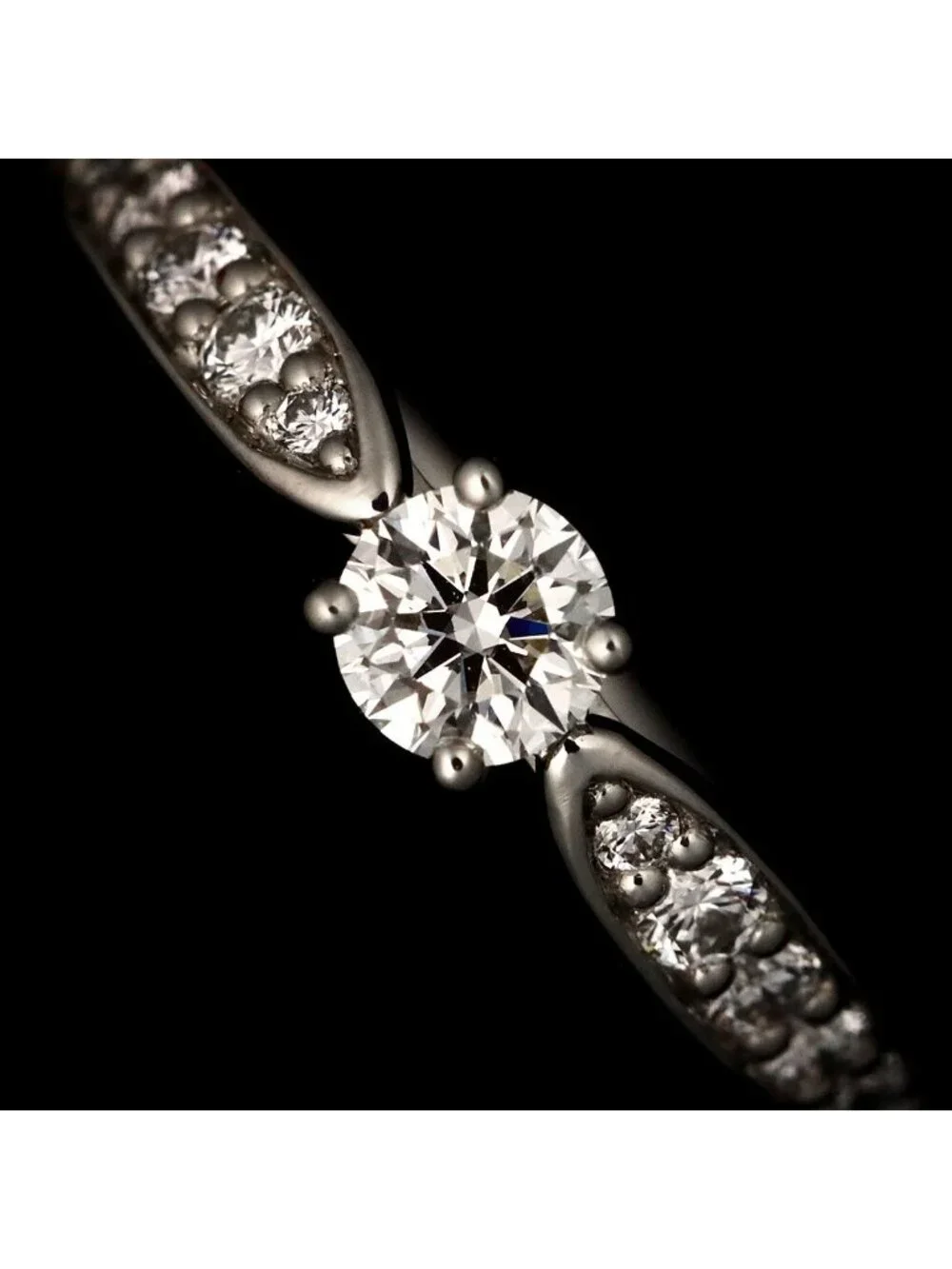 Tiffany & Co Harmony Ring Diamond IF Pt Platinum